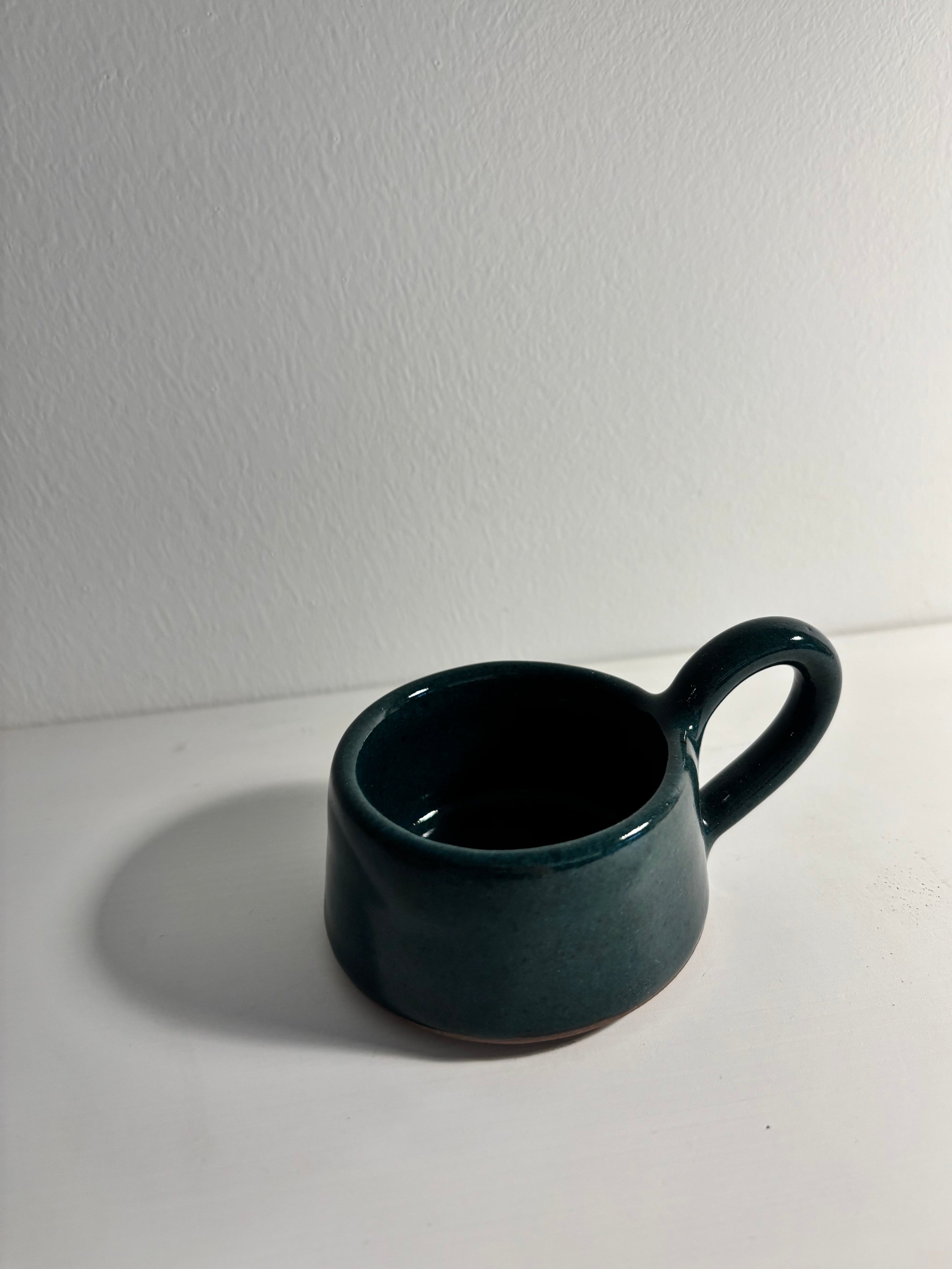 Stoneware Tea Light Cup, Forest