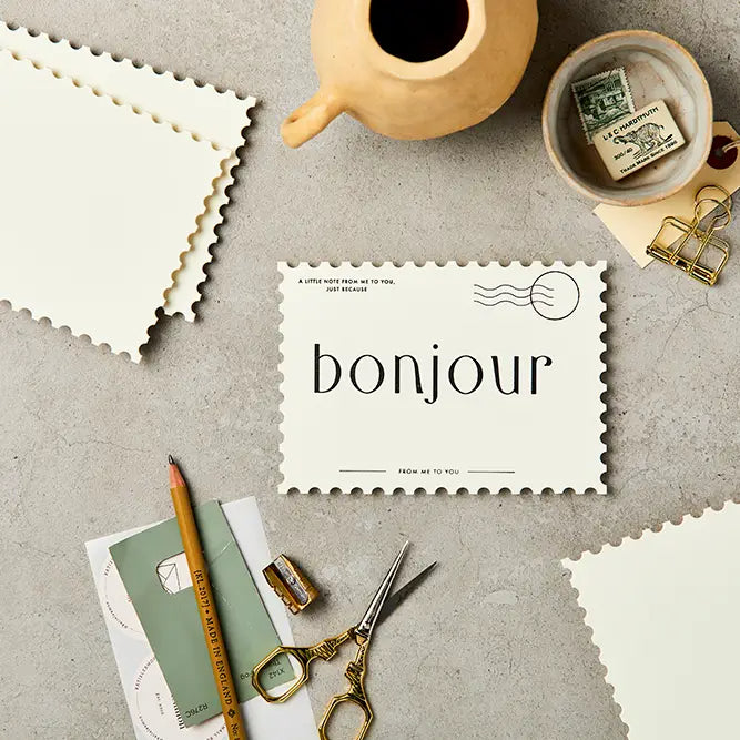 Original Typographic Notecards