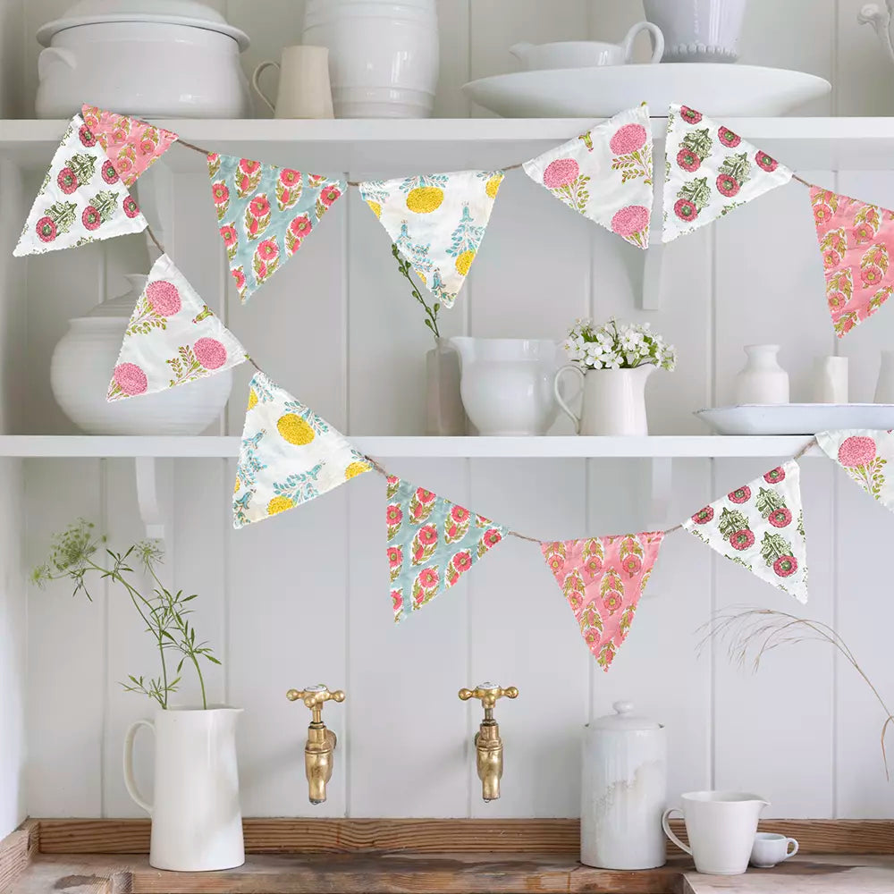 Hand Block Print Bunting