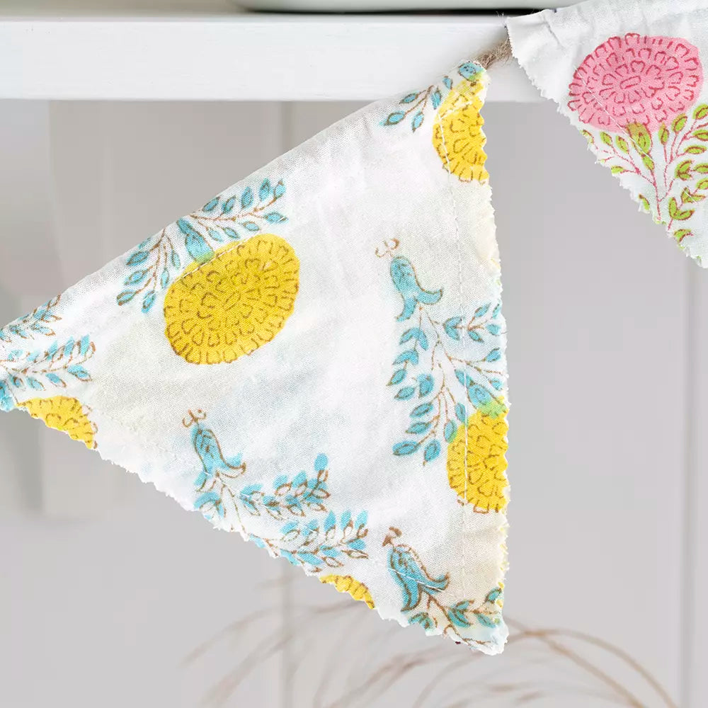 Hand Block Print Bunting