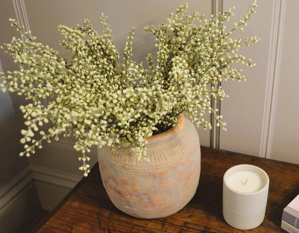 Heather Artificial Stem, Sage