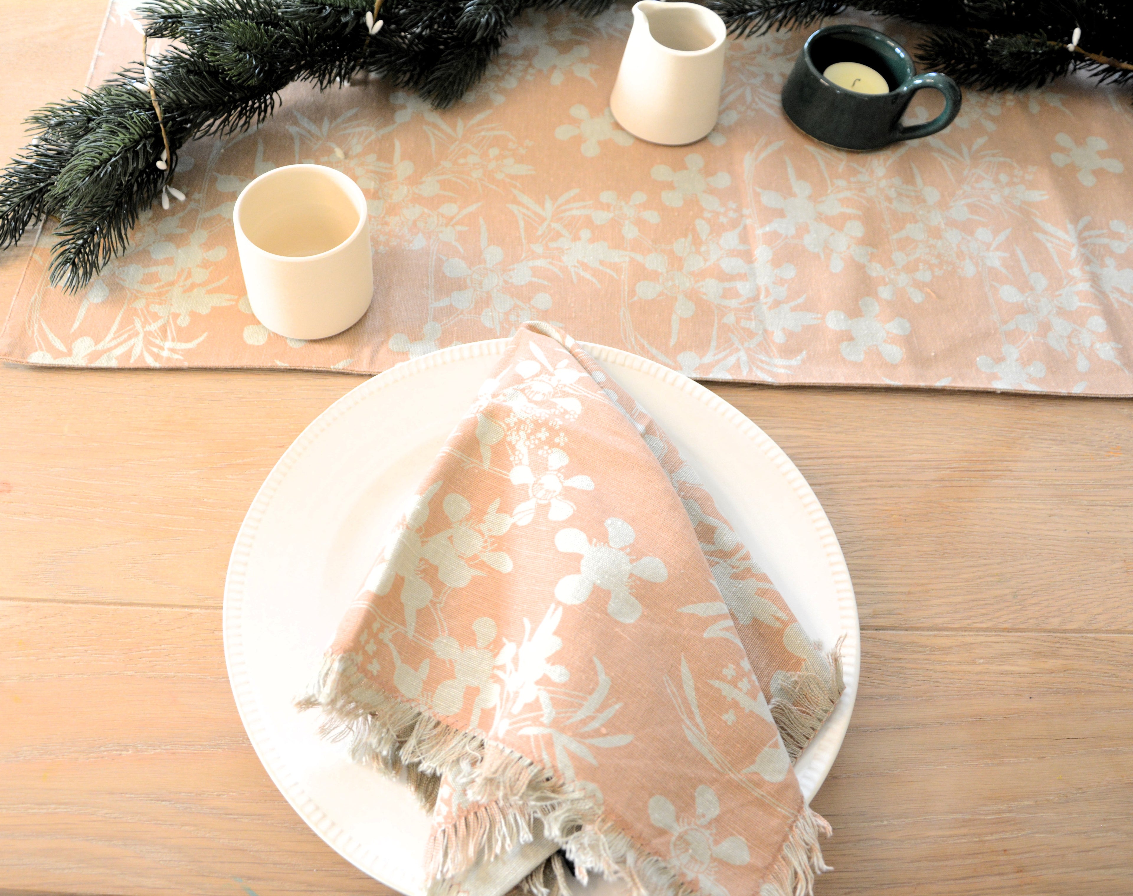 Myrtle Napkins, Clay