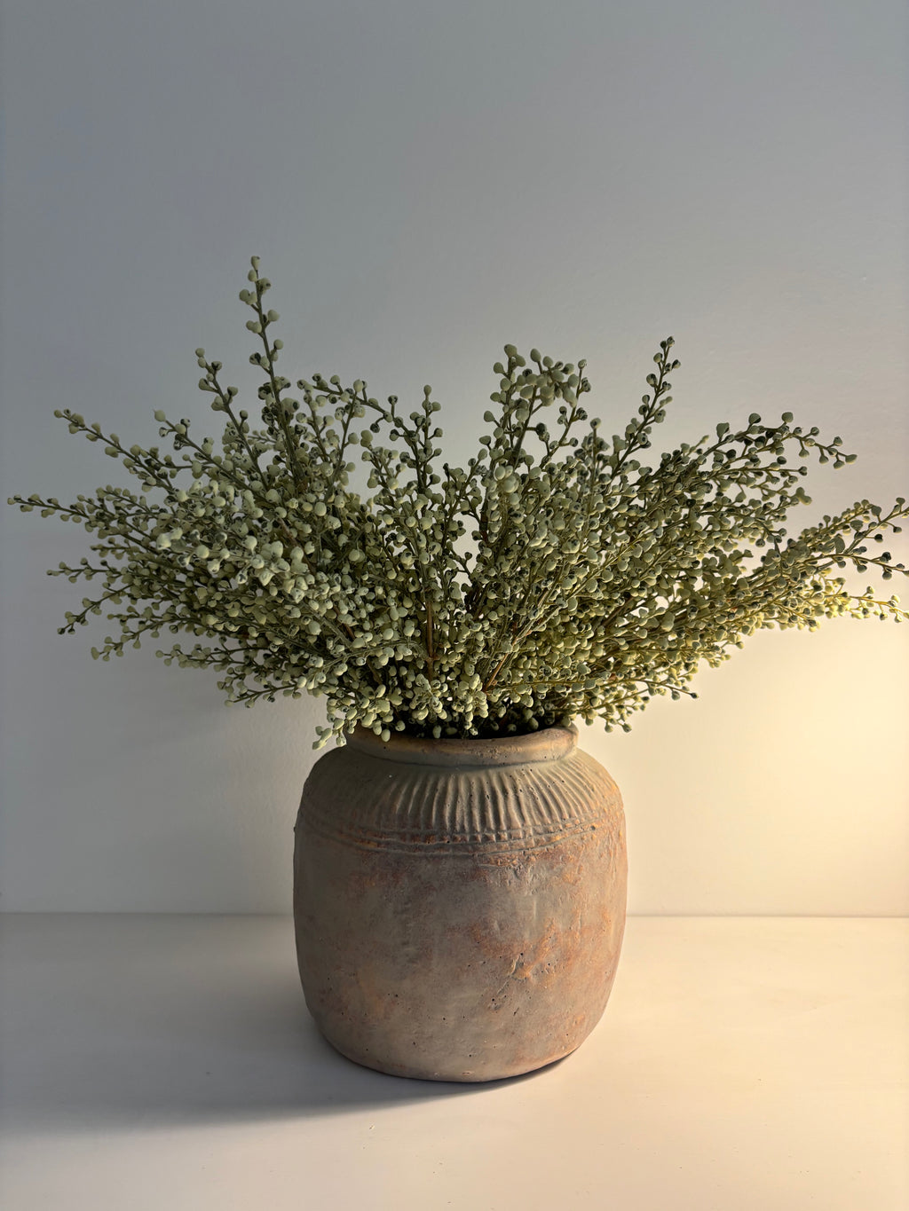 Heather Artificial Stem, Sage