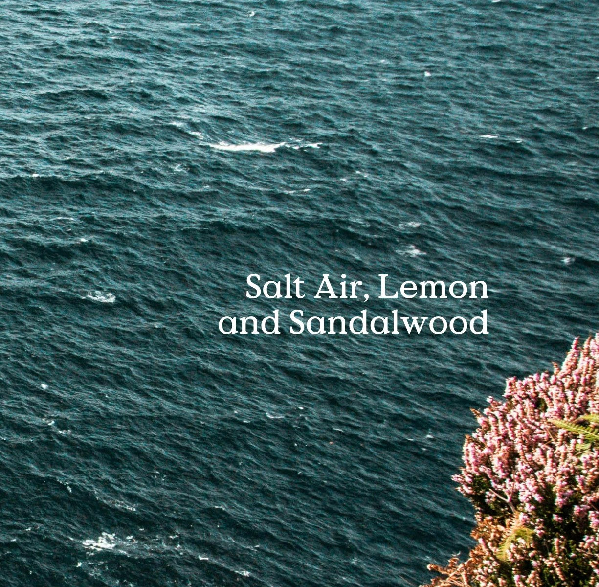 Sea Stoneware Candle