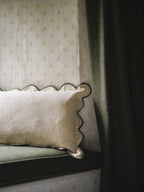 Scallop Cushion, Moss