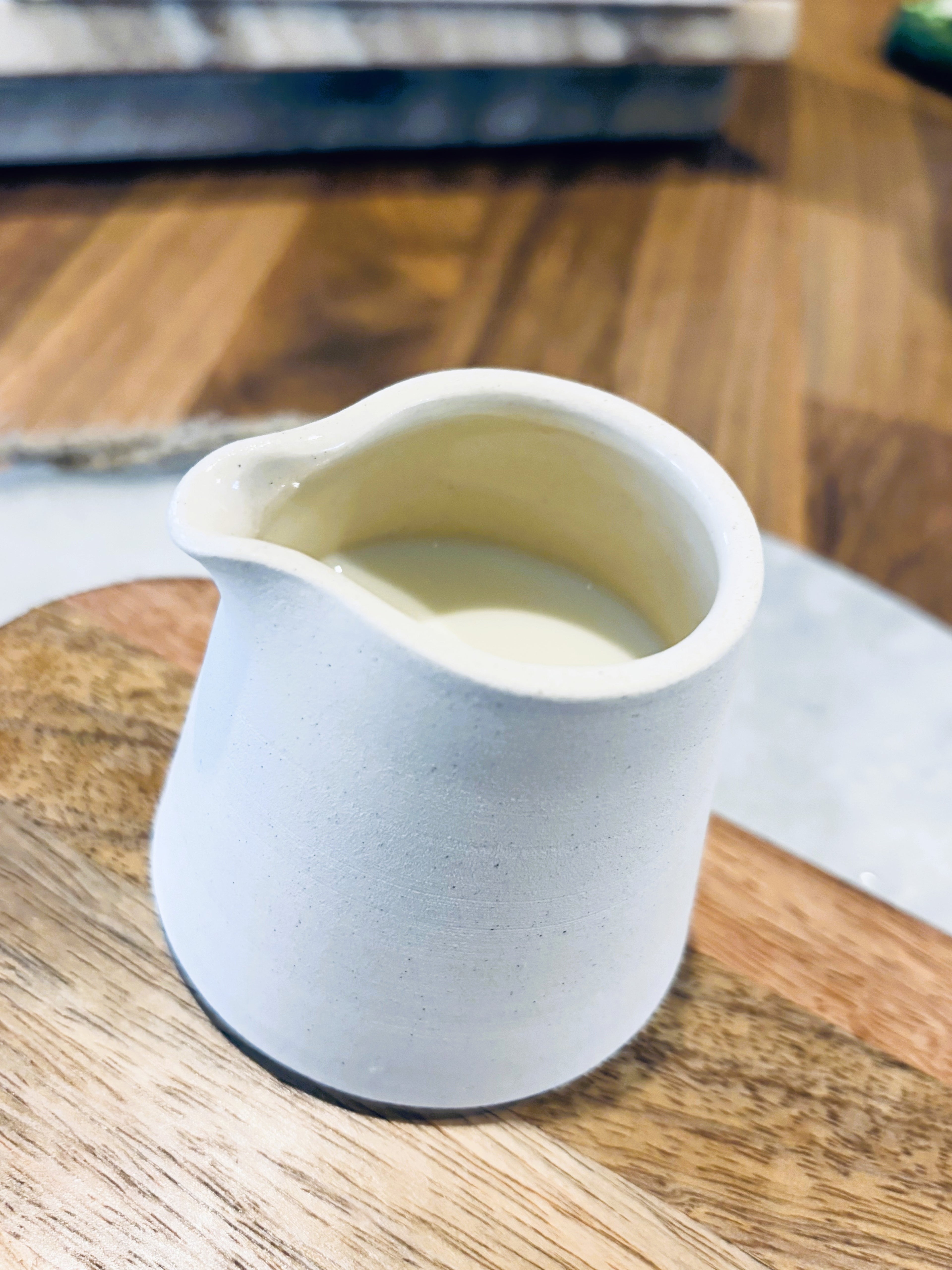 Handmade Stoneware Milk Jug
